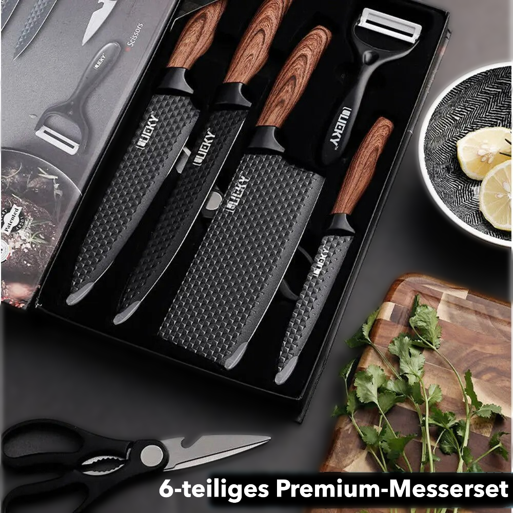 6-teiliges Premium-Messerset