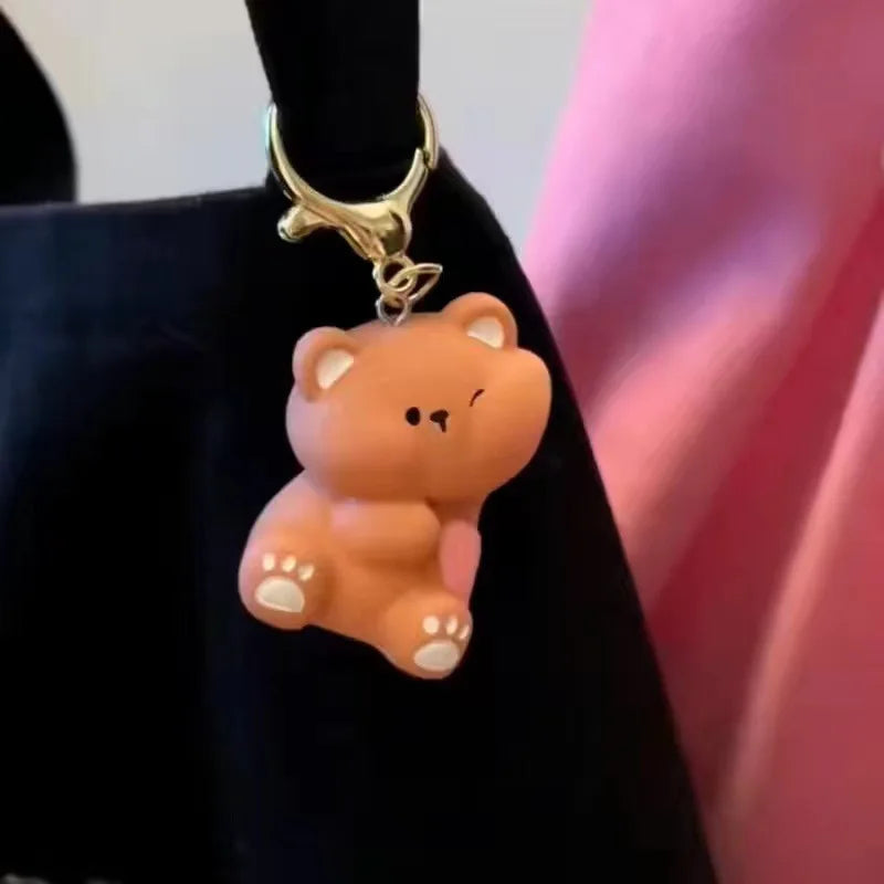 Süße Magnet-Schlüsselanhänger mit Bären – Perfektes Geschenk für Mutter & Tochter!