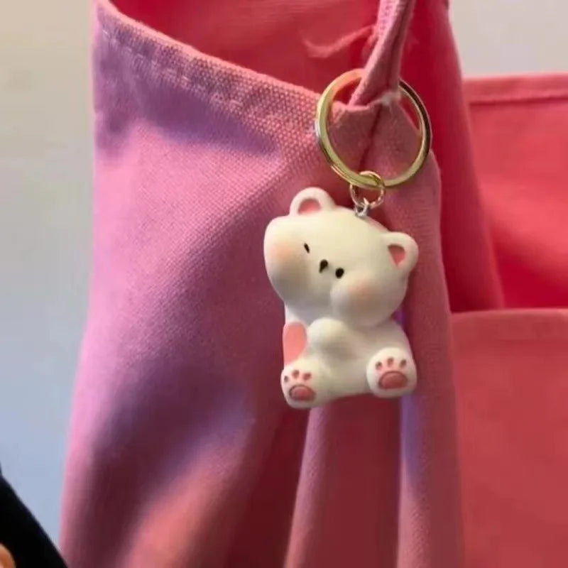 Süße Magnet-Schlüsselanhänger mit Bären – Perfektes Geschenk für Mutter & Tochter!