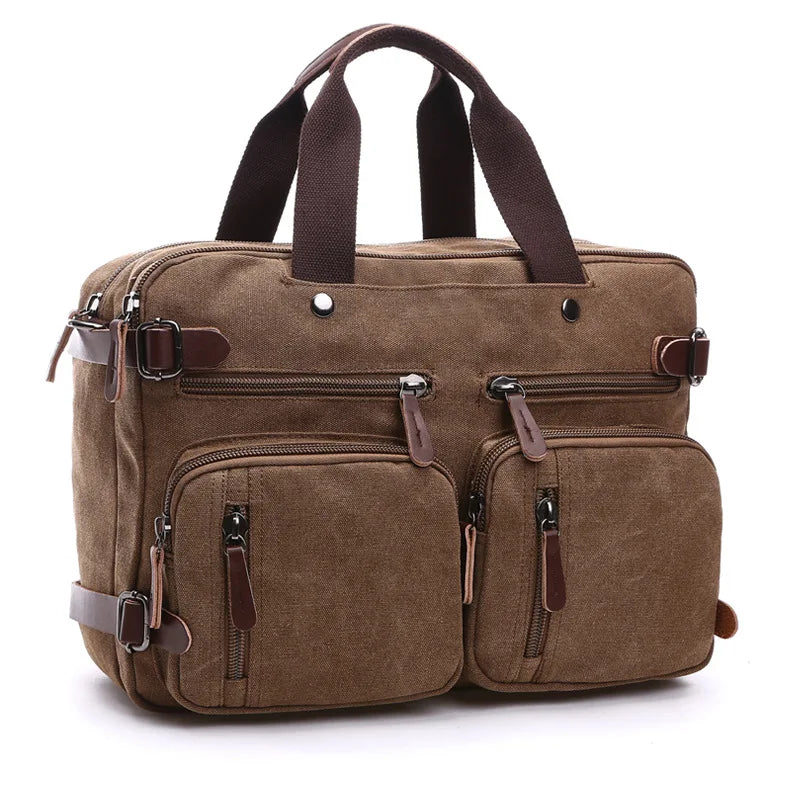 Herren-Aktentasche mit großer Kapazität – Multifunktionale Reisetasche und Umhängetasche
