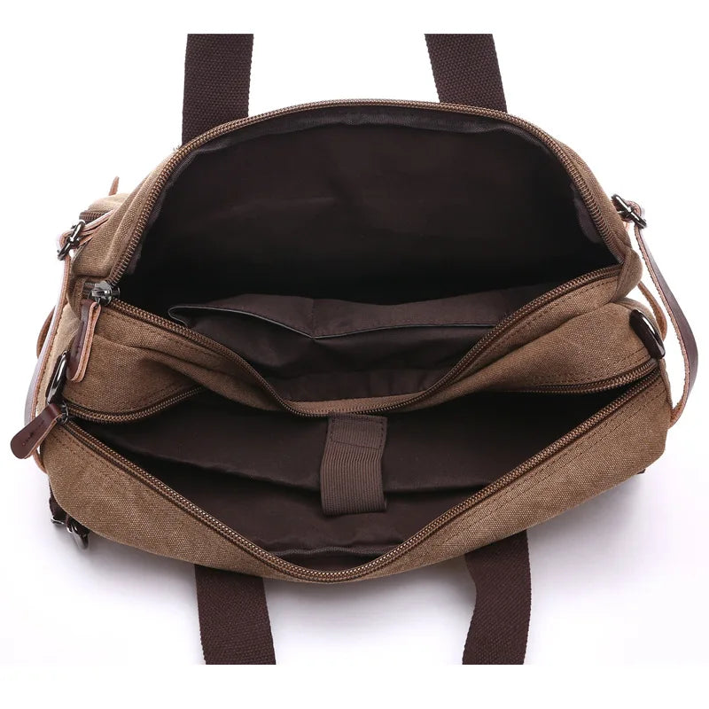 Herren-Aktentasche mit großer Kapazität – Multifunktionale Reisetasche und Umhängetasche