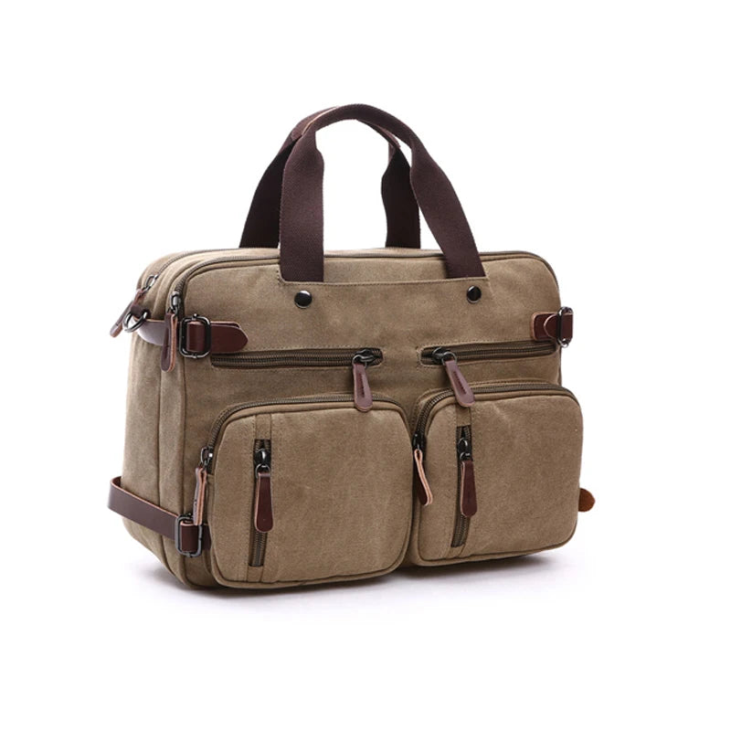 Herren-Aktentasche mit großer Kapazität – Multifunktionale Reisetasche und Umhängetasche