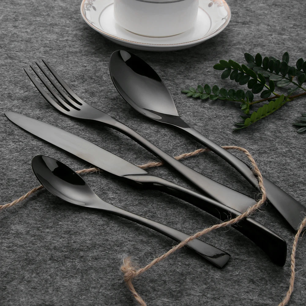20-teiliges Edelstahl-Besteckset – Elegantes Tafelbesteck mit Messer, Gabel und Löffel in Spiegeloptik