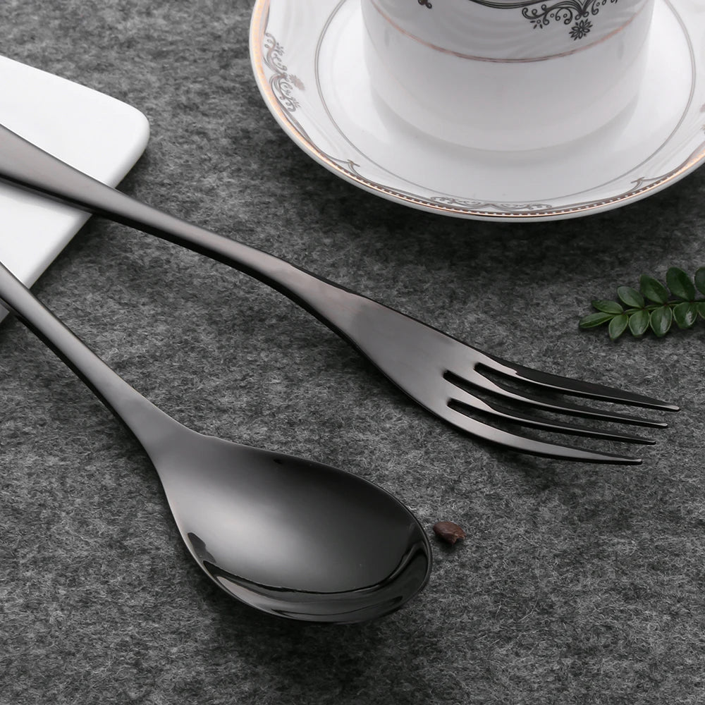 20-teiliges Edelstahl-Besteckset – Elegantes Tafelbesteck mit Messer, Gabel und Löffel in Spiegeloptik