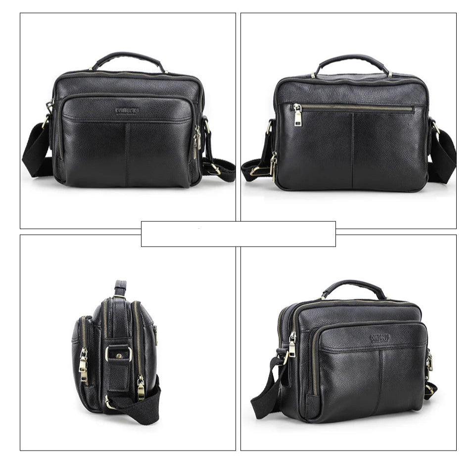 Vintage Leder-Umhängetasche für Herren