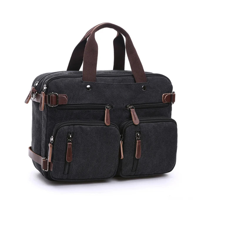Herren-Aktentasche mit großer Kapazität – Multifunktionale Reisetasche und Umhängetasche