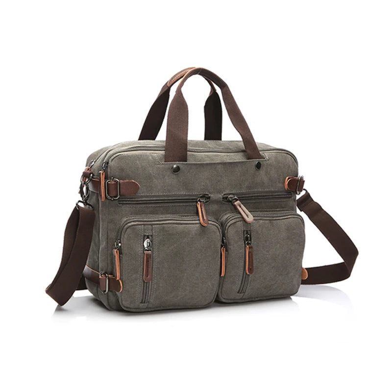 Herren-Aktentasche mit großer Kapazität – Multifunktionale Reisetasche und Umhängetasche