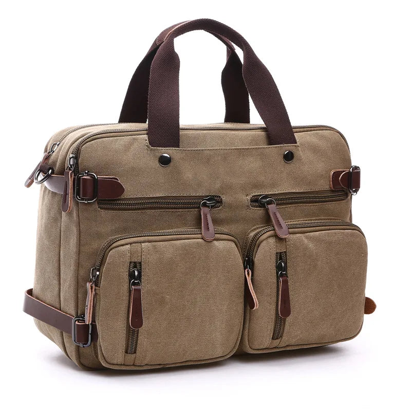 Herren-Aktentasche mit großer Kapazität – Multifunktionale Reisetasche und Umhängetasche