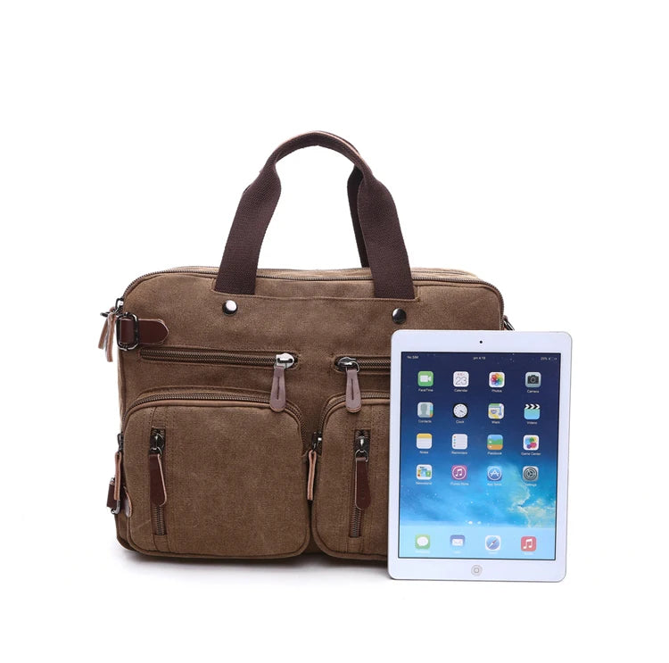 Herren-Aktentasche mit großer Kapazität – Multifunktionale Reisetasche und Umhängetasche
