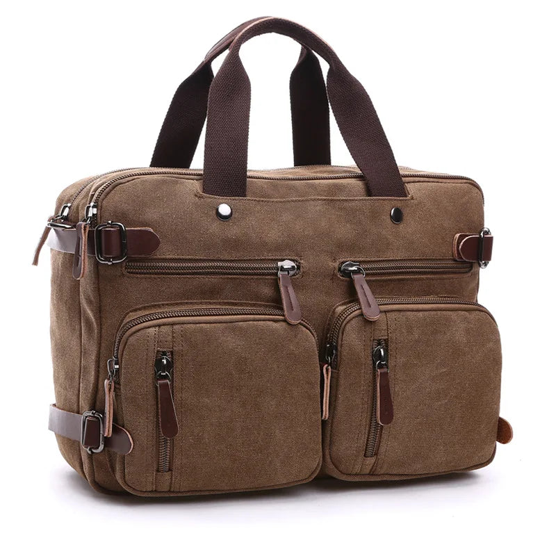 Herren-Aktentasche mit großer Kapazität – Multifunktionale Reisetasche und Umhängetasche