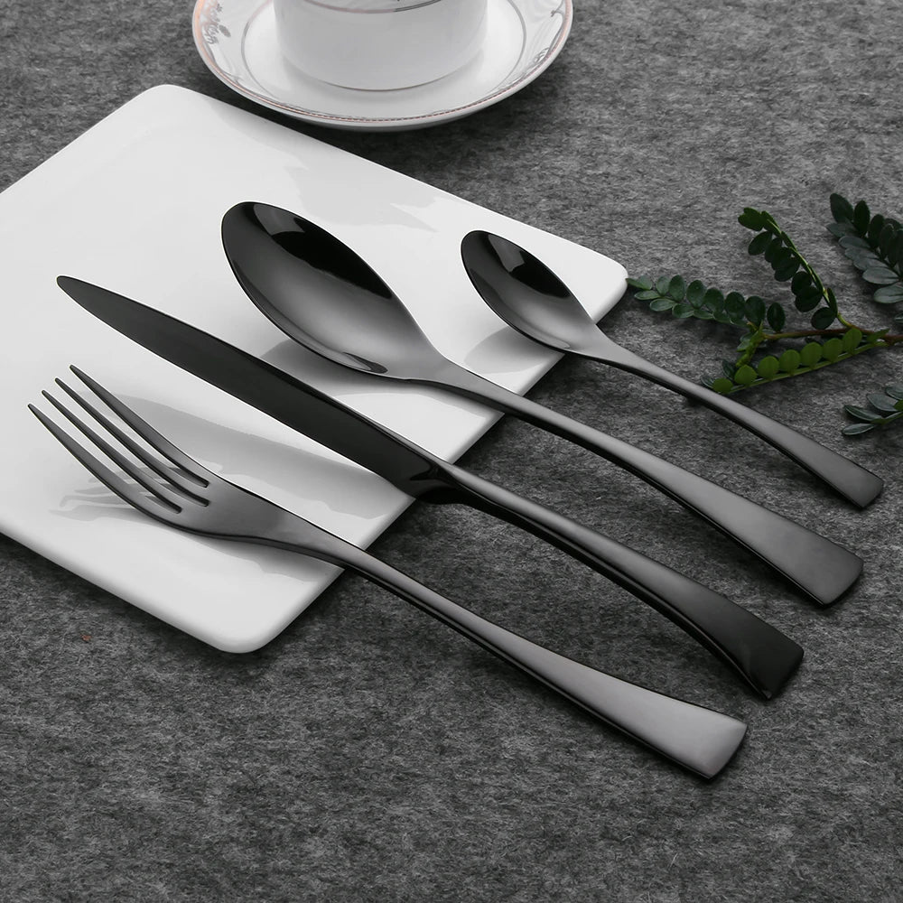 20-teiliges Edelstahl-Besteckset – Elegantes Tafelbesteck mit Messer, Gabel und Löffel in Spiegeloptik