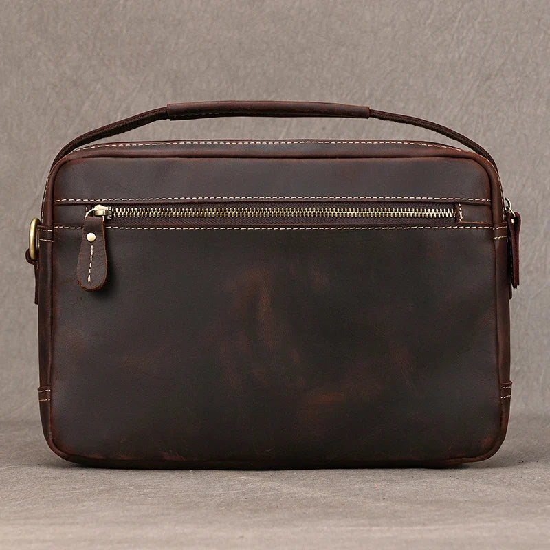 Vintage Leder Aktentasche für Herren - Perfekt für Büro und Alltag