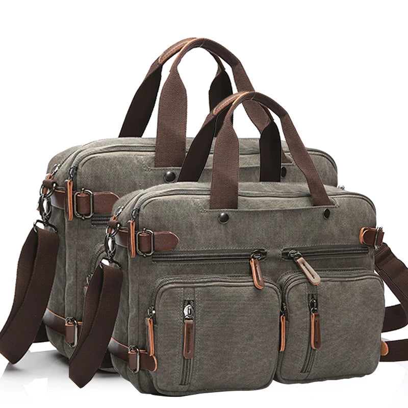 Herren-Aktentasche mit großer Kapazität – Multifunktionale Reisetasche und Umhängetasche
