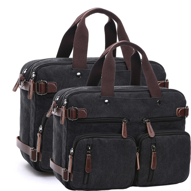 Herren-Aktentasche mit großer Kapazität – Multifunktionale Reisetasche und Umhängetasche