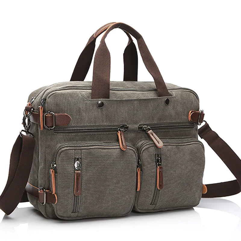 Herren-Aktentasche mit großer Kapazität – Multifunktionale Reisetasche und Umhängetasche