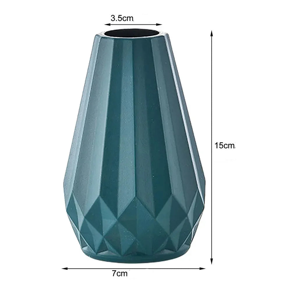 Nordische Blumenvase – Imitation Keramik aus Kunststoff