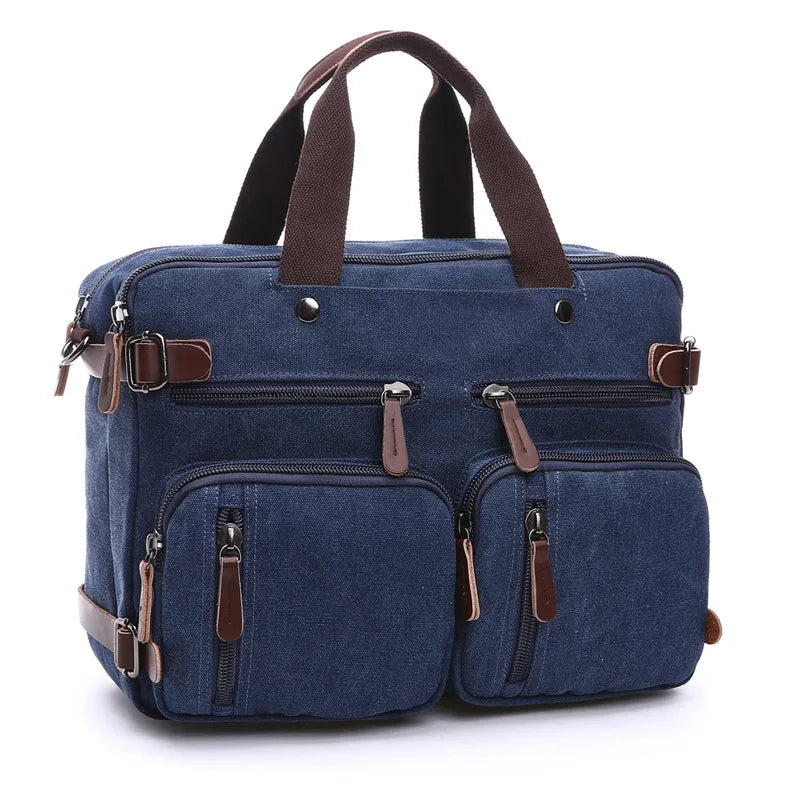 Herren-Aktentasche mit großer Kapazität – Multifunktionale Reisetasche und Umhängetasche