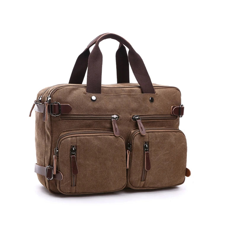 Herren-Aktentasche mit großer Kapazität – Multifunktionale Reisetasche und Umhängetasche