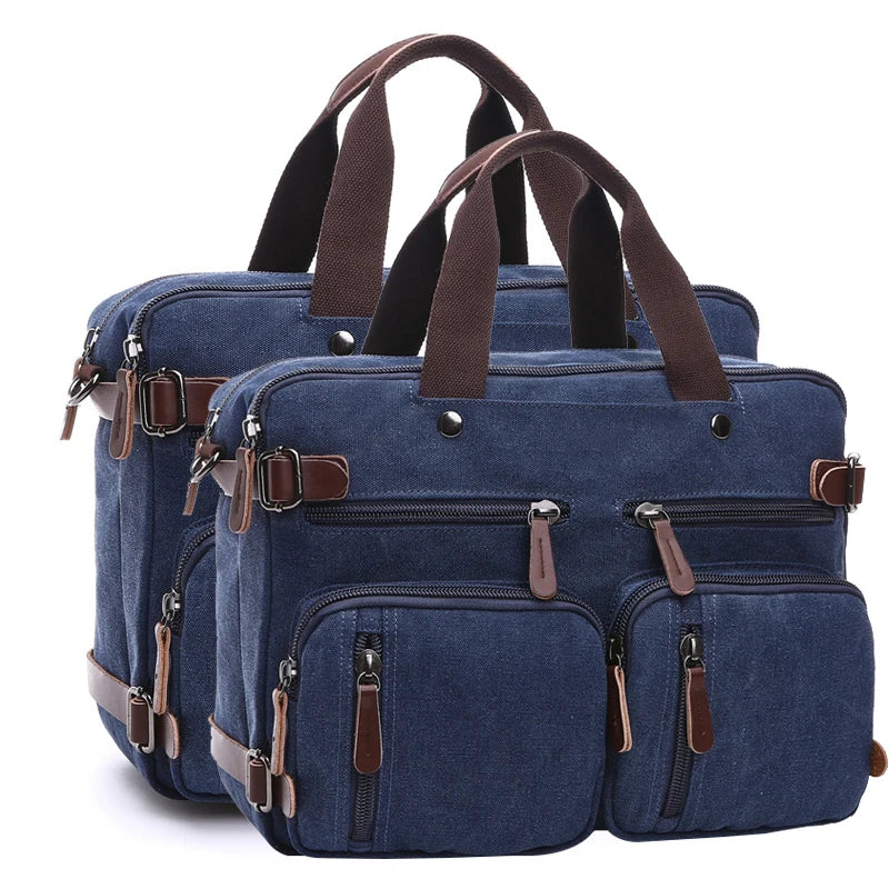 Herren-Aktentasche mit großer Kapazität – Multifunktionale Reisetasche und Umhängetasche
