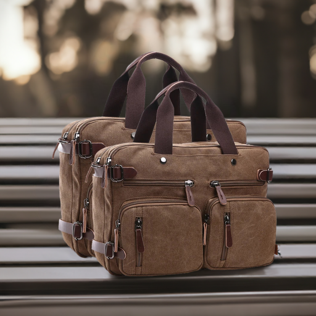 Herren-Aktentasche mit großer Kapazität – Multifunktionale Reisetasche und Umhängetasche