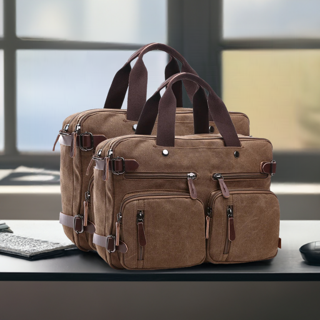 Herren-Aktentasche mit großer Kapazität – Multifunktionale Reisetasche und Umhängetasche