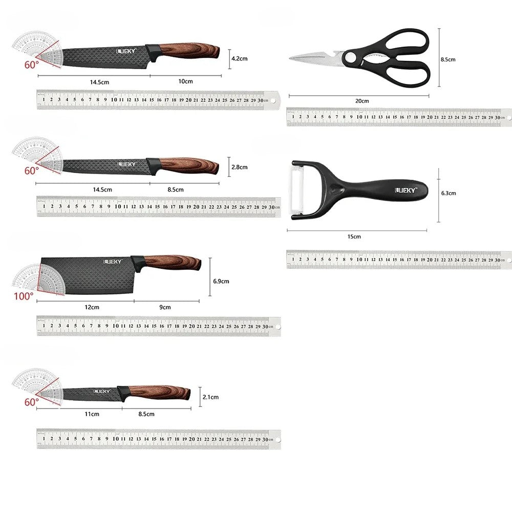 6-teiliges Premium-Messerset
