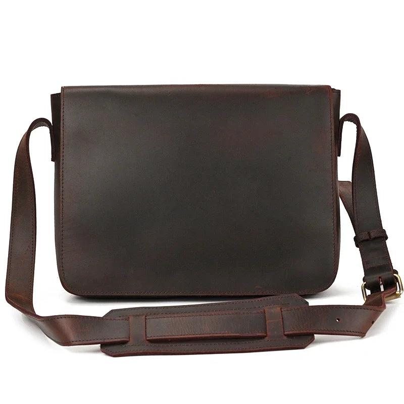 Vintage Herren-Aktentasche aus Leder – Stilvolle Laptoptasche und Messenger Bag für Büro und Alltag